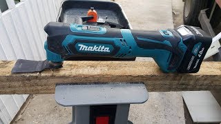 Multicortadora oscilante à bateria 12V Makita TM30DZ  REVIEW E TESTE [upl. by Eivod601]