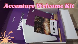 My ACCENTURE Welcome Kit🤗🤗  New Journey  SriTalks  sritalks newjourney accenture [upl. by Lazos]