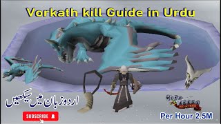 Vorkath Kill Guide in Urdu Osrs [upl. by Nnylyt799]