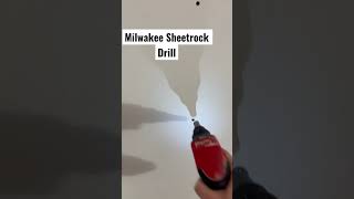 Milwaukee sheetrock drill [upl. by Shornick]