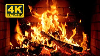 🔥 Cozy Fireplace 4K 12 HOURS Fireplace with Crackling Fire Sounds Crackling Fireplace 4K [upl. by Darline]