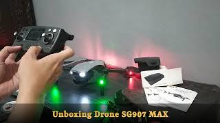 Unboxing Drone ZLL SG907 MAX [upl. by Kralc]