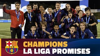 ESP FINAL LALIGA PROMISES FC Barcelona Infantil B  Valencia 01 [upl. by Hunger]