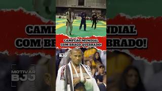 JACARÉ CAMPEÃO COM BRAÇO QUEBRADO jiujitsuraiz bjj jiujitsubjj jiujitsunaveia [upl. by Ellives]