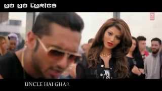 LOVE DOSE Lyrics Video Song  Yo Yo Honey Singh  Urvashi Rautela [upl. by Gotthard938]