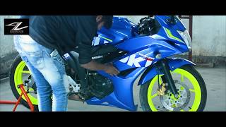 DIY  Gixxer SFX Bodykit  Installation Guide  Fairing Fillers [upl. by Gavini448]