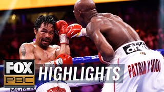 Manny Pacquiao vs Yordenis Ugas First Look Highlights  PBC ON FOX [upl. by Llerrad]