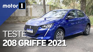 Teste Novo Peugeot 208 Griffe 2021 um hatch quotquasequot perfeito [upl. by Gibson860]