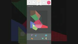 Puzzlerama Tangram Expert Solution Level 29 [upl. by Ordnaxela591]