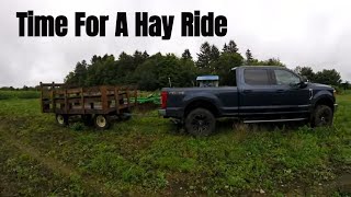 Bought a Hay wagon For Hay Rides [upl. by Schwing]