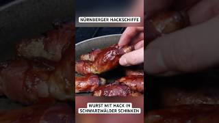 Nürnberger Hackschiffe  BBQ Fingerfood wurst hack shorts [upl. by Ivan]