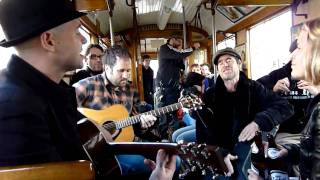 Nathen Maxwell  Mijo HD live  acoustic in a tram [upl. by Thurber697]