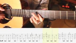 Guitar Tutorial Gunjou Yoasobi  Sungha Jung Tabs  Fingerstyle Tabs [upl. by Assira]