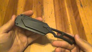 Knife Review  Smith And Wesson Tanto Neck Knife [upl. by Ahsen]