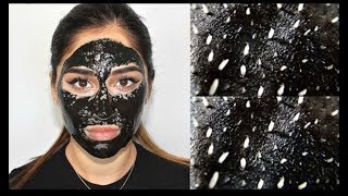 Charcoal peel off face maskDr Rashel charcoal peel off black mask [upl. by Kirenoj]