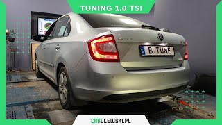 Silnik 10 TSI na hamowni Ile mocy ma seria oraz co da Stage 1 Chip tuning TEST PL [upl. by Retsim361]