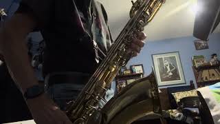 Basic Jazz Conception for Saxophone quotHaving a Ball fasterquot [upl. by Rosalyn]