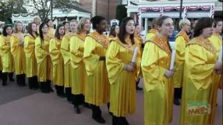 2011 Epcot Candlelight Processional choir and songs in binaural audio at Walt Disney World [upl. by Aiza835]