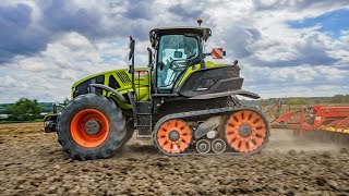 New Claas Axion 960 TerraTrac amp Väderstad TopDown 400 I KLAS Nekoř a s [upl. by Seavir916]