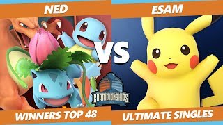 DHATL 2019 SSBU  Armada  Ned PKMN Trainer Vs PG  ESAM Pikachu Smash Tournament Winners Top 48 [upl. by Stace]