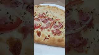 Calzone uma delícia recheado mistory ajs viralvideo shortsyoutube [upl. by Elyl335]