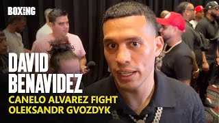 David Benavidez Calls For Canelo Alvarez Fight [upl. by Lauder]