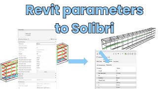 Export Revit parameters to Solibri BIM Rebar [upl. by Heigho542]