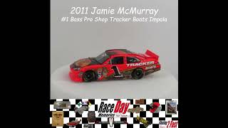 2011 Jamie McMurray 124 Action Diecast 1 Bass Pro Shop Tracker Boats Chevrolet Impala Nascar [upl. by Oemac371]