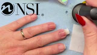 NSI Nails Rubber Base 5 Ways How to apply Builder in a Bottle Gel [upl. by Selby]