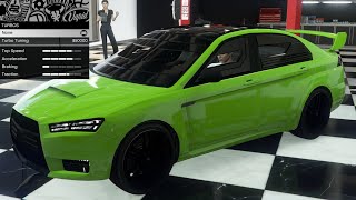 GTA 5  Past DLC Vehicle Customization  Karin Kuruma Armored Evo X [upl. by Beora]