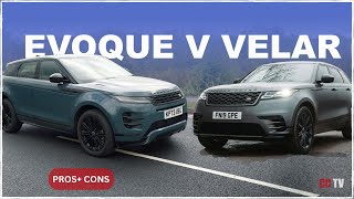 RANGE ROVER EVOQUE vs RANGE ROVER VELAR  WHICH IS BEST [upl. by Thilde]