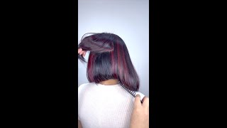 Mechas Rojas shortvideo  RAUL ROA ESTILISTA [upl. by Neo]