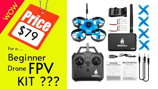 Makerfire Armor Blue Bee FPV Starter Drone Kit  Fun for the Whole Family  Review [upl. by Nam]