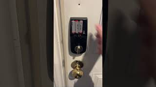 Quickly Change Batteries in a Keyless Door lock batterychange homemaintenancetips [upl. by Tuneberg]