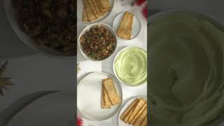 Festive Appetisers small plates  Creamy Avocado Dip appetizer chrismas2024 [upl. by Esinyt]