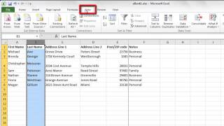 How to Sort Excel 2010 by Alphabetical Order [upl. by Daht]