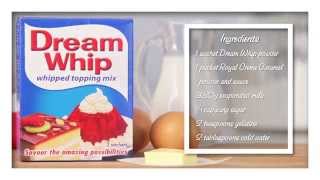 Dream Whip Recipe  Easy Caramel Ice Cream [upl. by Schoof]