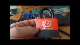 319 CB CN Baima Padlock Picked Open [upl. by Yrtsed889]