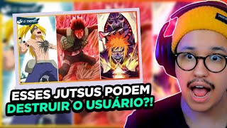 REACT quot7 PIORES EFEITOS COLATERAIS de JUTSUS em NARUTOquot  Ei Nerd [upl. by Plath]