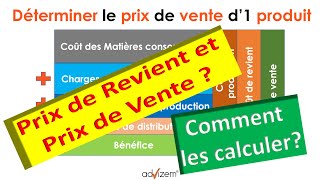 Prix de Vente dun Produit Fabriqué  Comment le Calculer en 6 mn [upl. by Reseda698]