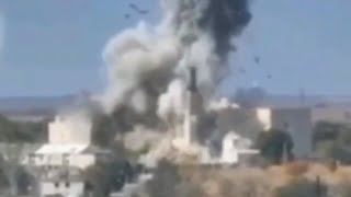 Strike of FAB500 aerial bombs on the Ukrainian army base [upl. by Flory]