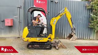 JCB 8014 CTS  MINI EXCAVATOR  RS MACHINERY HIRE AND SALE [upl. by Nereus]