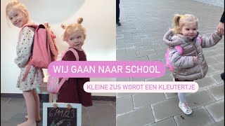 DE ZUSJES GAAN NAAR SCHOOL  EERSTE SCHOOLDAG  HERFSTVAKANTIE  JORDY amp JOELYN [upl. by Prudence143]