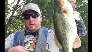 Stumpy Lake Bass Fishing 6222016 47 pound bass caught [upl. by Ycnan]