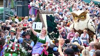 Narzissenfest Salzkammergut Blumenfest Österreich Bad Aussee Ausseerland Figuren Fest Sieger Korso [upl. by Yardna]