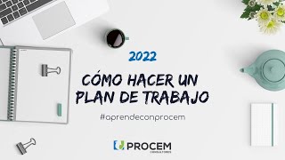 Cómo hacer un plan de trabajo [upl. by Verine]