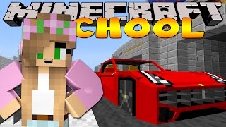 Minecraft School  RACING FAST CARS [upl. by Eiznikcm]