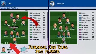 Formasi Tiki Taka Pro Player Part 1 Yang Wajib Di Coba  Pes 2023 Ps3 [upl. by Flatto]