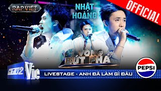 Anh Đã Làm Gì Đâu  Nhật Hoàng ft Thùy Chi kết hợp bùng nổ cảm xúc  Rap Việt 2024 Live Stage [upl. by Enahs]