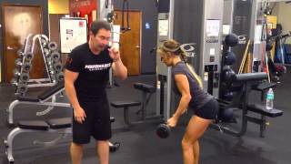 Leaning Bicep Curls  Biceps Curl Variation [upl. by Macgregor]